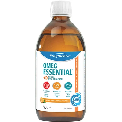 OmegEssential + D3 Natural Orange Flavour