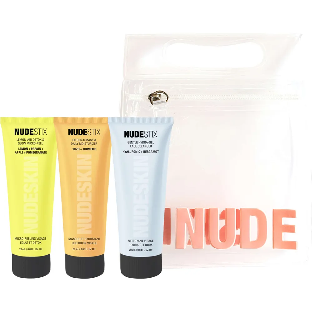 NUDESKIN 3-Step: Citrus Renew Set For Sensitive Skin