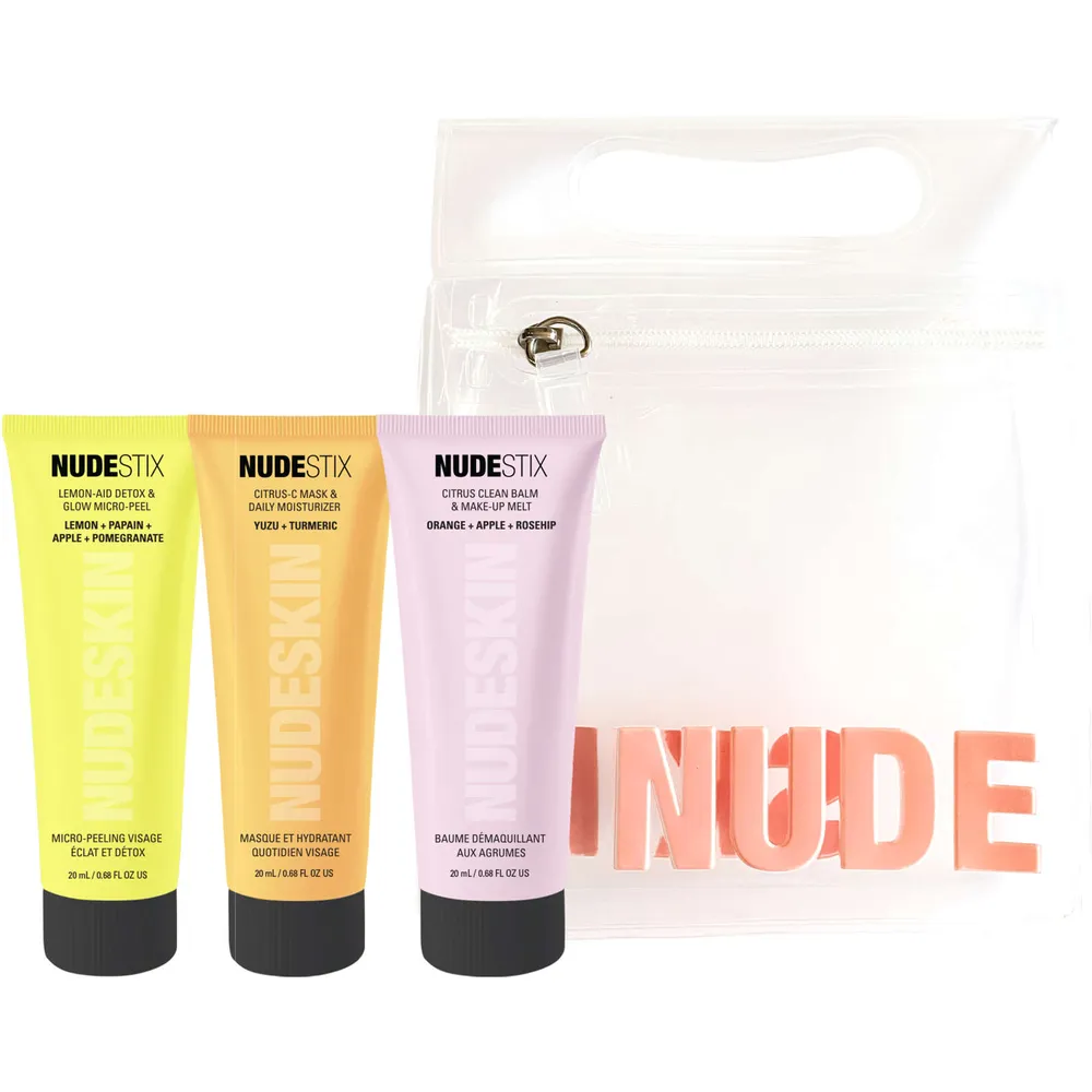 NUDESKIN 3-Step: Citrus Renew Set For Makeup