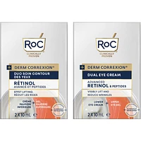 Derm Correxion®️- Dual Eye Cream - Advanced Retinol & Peptide (2x10ml)