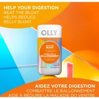 Supplement Capsules belly bloat reduction for gut health Beat the Bloat with digestive enzymes, dandelion, ginger & fennel