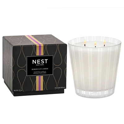 Moroccan Amber 3-Wick Candle