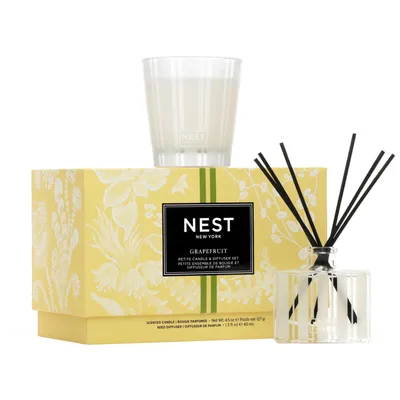 Grapefruit Petite Candle & Diffuser Set