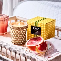 Rattan Grapefruit Classic Candle