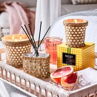 Rattan Grapefruit Classic Candle