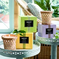 Rattan Grapefruit Classic Candle