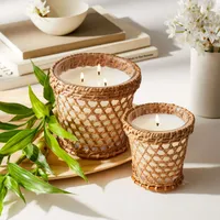 Rattan Bamboo 3-Wick Candle