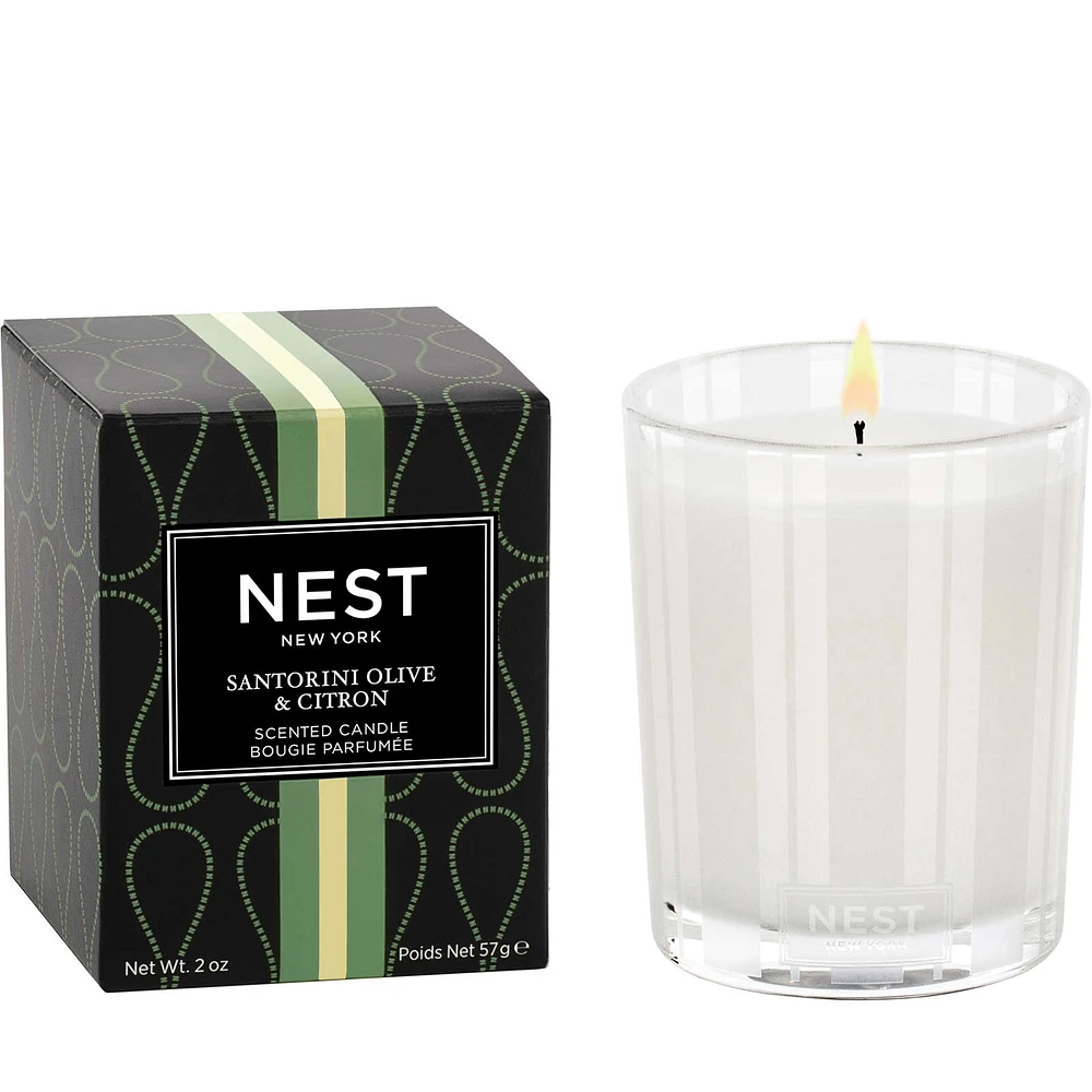 Santorini Olive & Citron Votive Candle