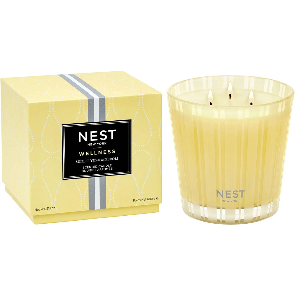 Sunlit Yuzu & Neroli 3-Wick Candle