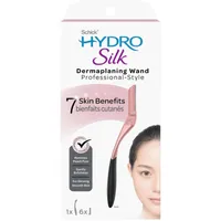 Hydro Silk Dermaplaning Wand, Professional Style, 1 Handle and 6 Refills