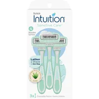 Schick® Intuition® Sensitive Care® Disposables 4-Bladed, 3ct
