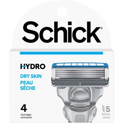 Schick Hydro Skin Comfort Dry Skin Men’s Razor Blade Refills