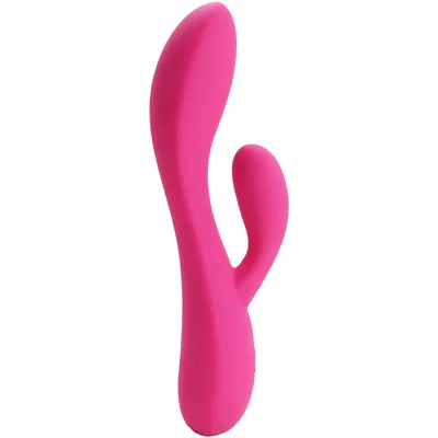 Dual Rabbit Vibrator for Women - Made of Body-Safe Silicone, Fully Waterproof, USB Rechargeable - Dual Vibrating Massager with 10 Vibration Settings