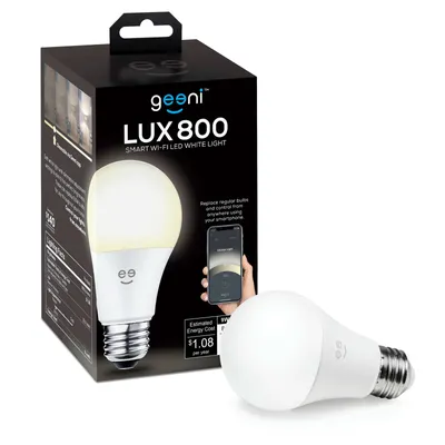 LUX 800 Smart Wi-Fi LED Light Bulb - White