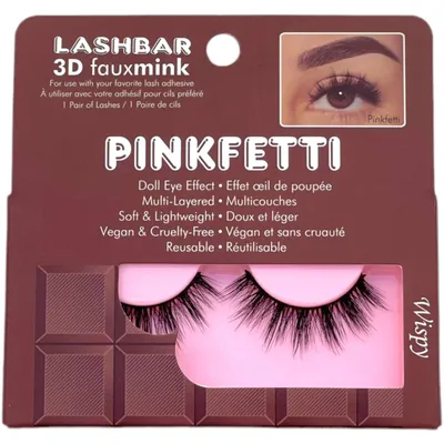 Pinkfetti Single Pack 3D Faux Mink False Eyelashes