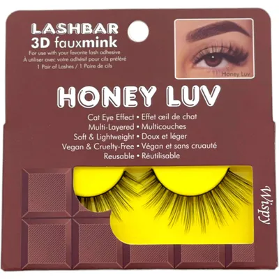 Honey Luv Single Pack 3D Faux Mink False Eyelashes