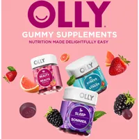 OLLY Vitamin For Men Blackberry Blitz gluten free 45 day supply 90 gummies