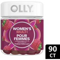 OLLY Vitamin For Women Blissful Berry gluten free 45 day supply 90 gummies