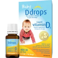 Baby Ddrops 400 IU Vitamin D3, 90 drops