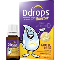 Ddrops Booster 600 IU Vitamin D3, 180 drops