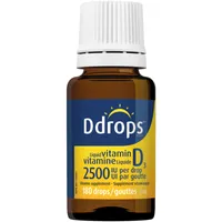 Ddrops Adult 2500 IU Vitamin D3, 180 drops