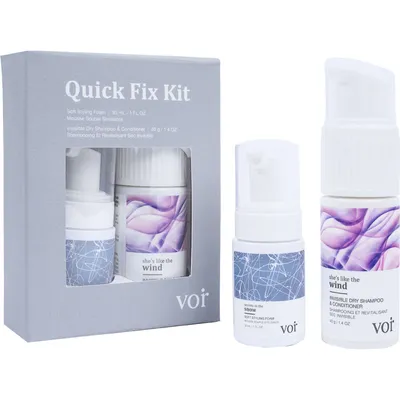 Quick Fix Kit (Dry Shampoo 40g + Styling Foam 30mL + Acetate Box )