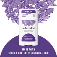 Schmidt's  Natural Origin Deodorant 48 Hour Protection Lavender & Sage Deodorant for Men and Women 75 g