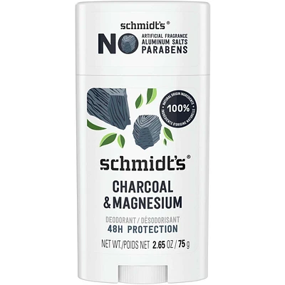 Natural Origin Deodorant 48 Hour Odour Protection Charcoal & Magnesium Deodorant for Men and Women