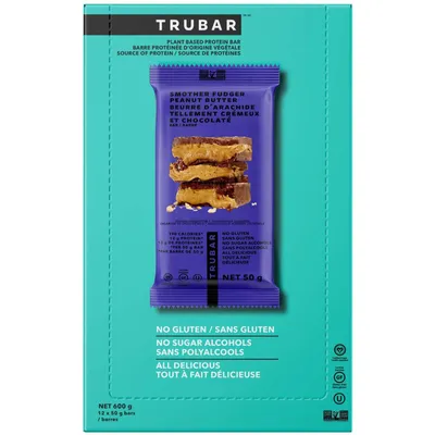 TRUBAR Smother Fudger Peanut Butter - 12 bars