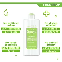 Kind to skin cleanser & Makeup Remover facial for all types Micellar Water instantly boosts skin's hydration