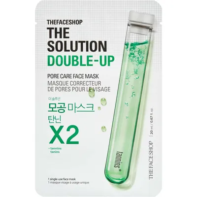 The Solution Double-up Pore Care Face Mask