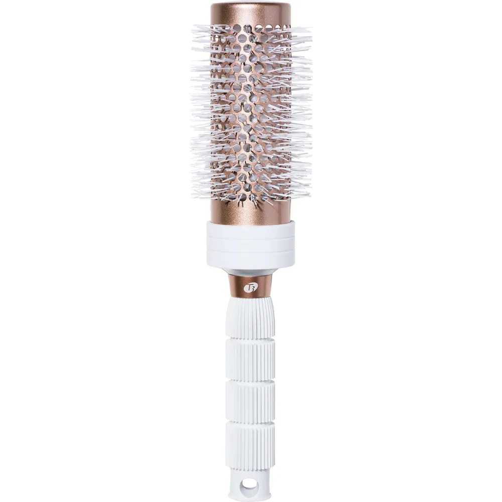 Volume 2.5" Round Professional Ceramic-Coated Brush WHITE