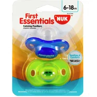 First Essentials by NUK® Comfort Fit Pacifier, 6-18M, 2PK, Silicone