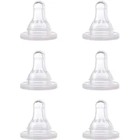 First Essentials by NUK® Nipple 6PK, Fast Flow, Silicone