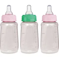 First Essentials by NUK® Clear View® Bottle 5OZ, 3PK, Slow Flow, Silicone
