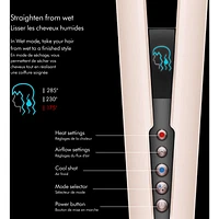 Limited edition Dyson Airstrait™ straightener in Ceramic pink and rose gold