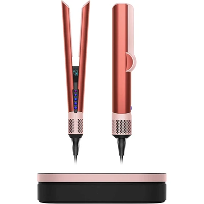 Special edition Airstrait™ straightener in Strawberry bronze and blush pink