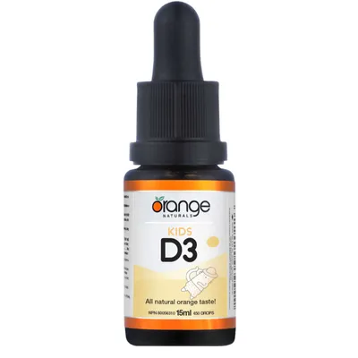 Kids D3 Drops 400 IU (natural orange flavour)