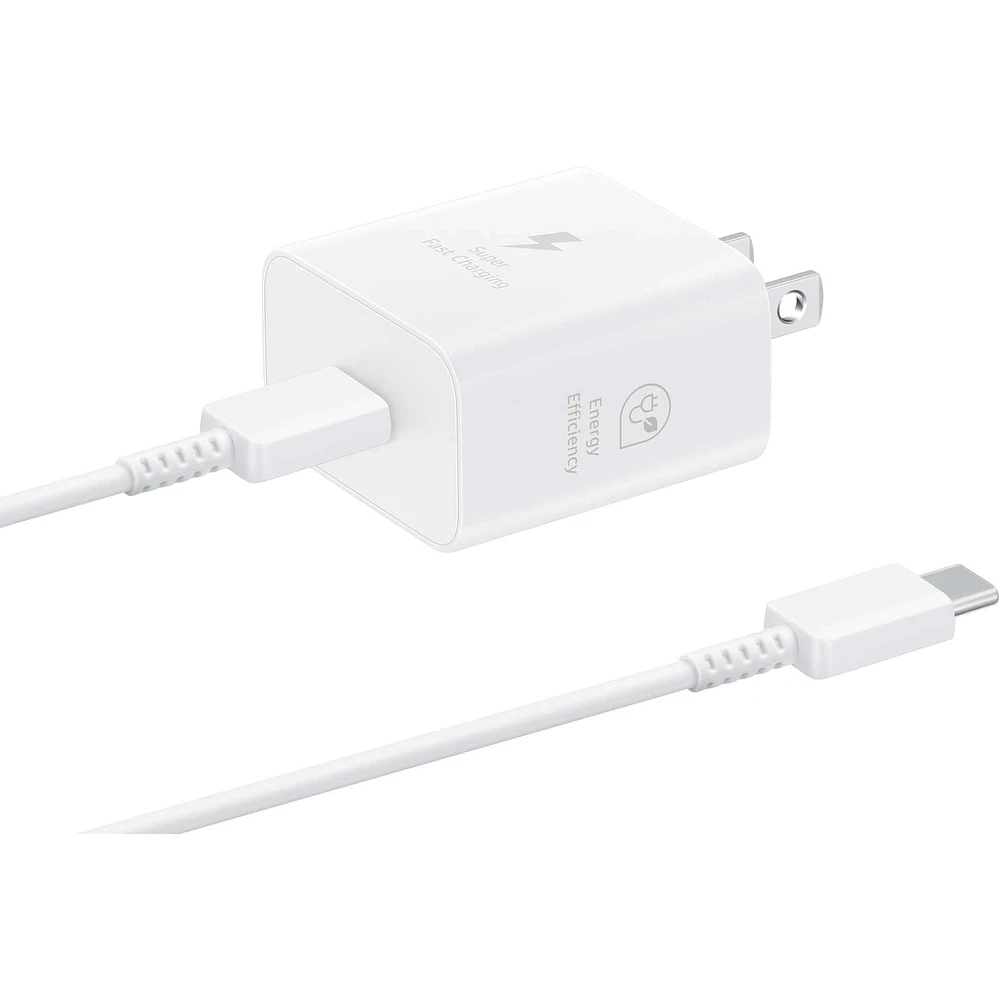 25W Power Adapter White (with Cable)