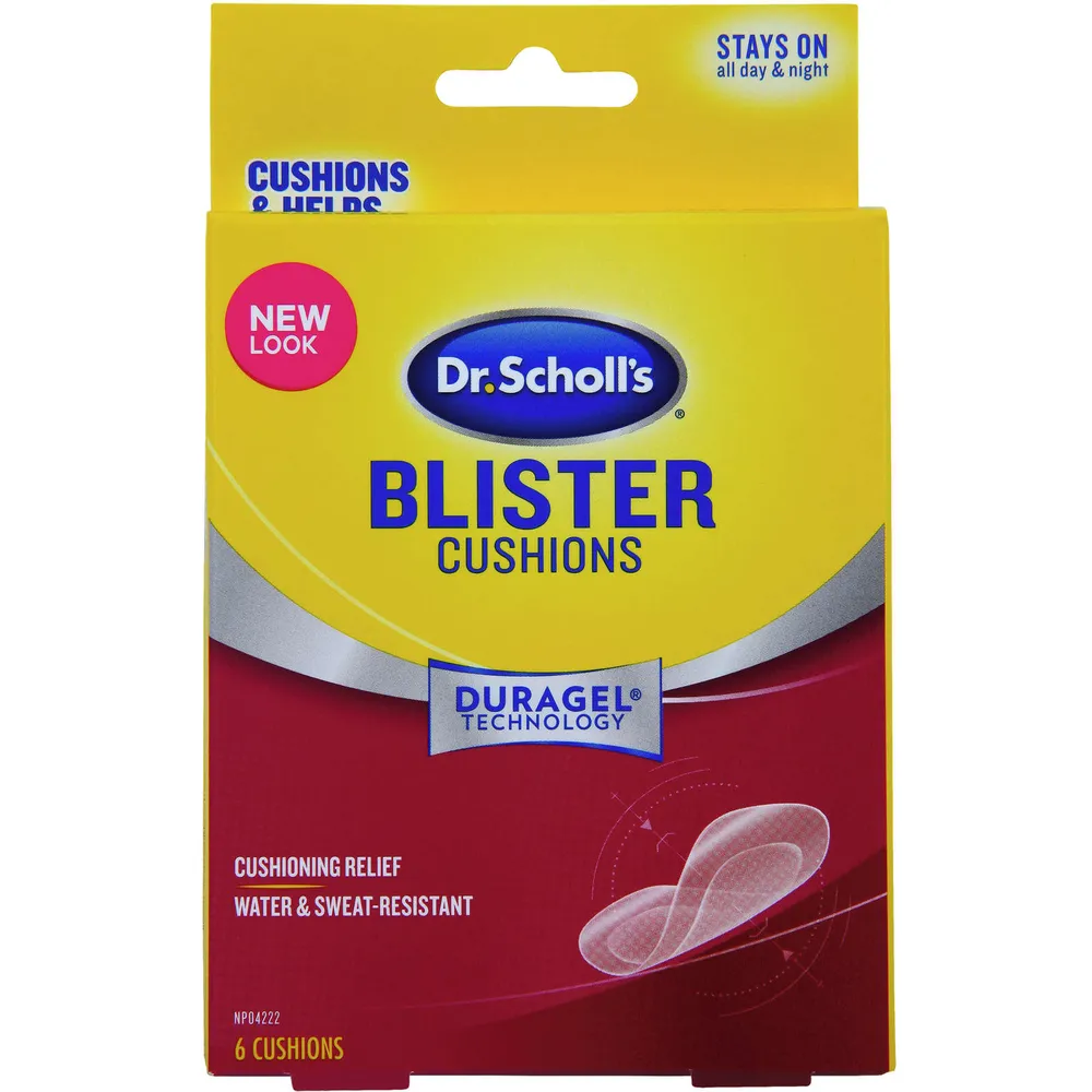 Dr. Scholl’s® Blister Treatment Cushions with Duragel™ technology