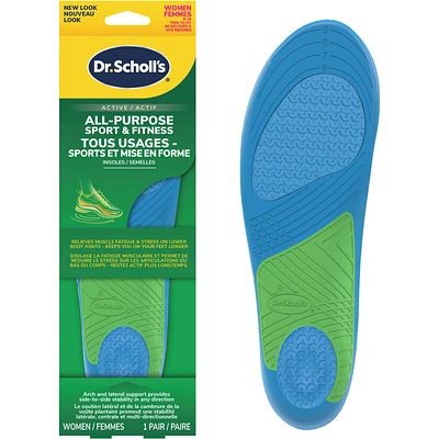 Dr. Scholl’s® Athletic Series Sport Insoles, Women's, Sizes 6-10