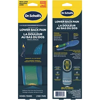 Dr. Scholl’s® Pain Relief Orthotics for Lower Back Pain, Women's, Sizes 6-10