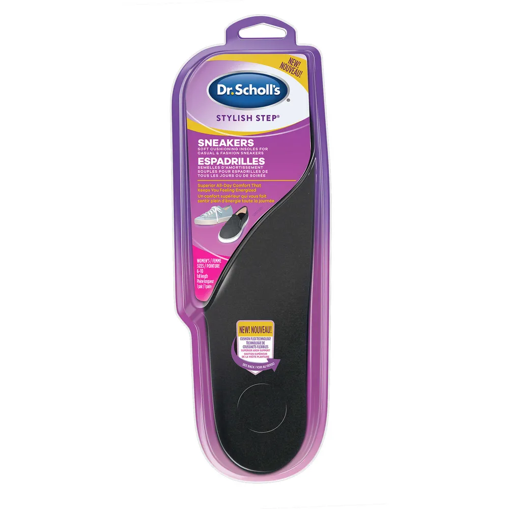 Dr. Scholl's® Stylish Step® Soft Cushioning Insoles for Casual & Fashion Sneakers, Women's, Sizes 6-10