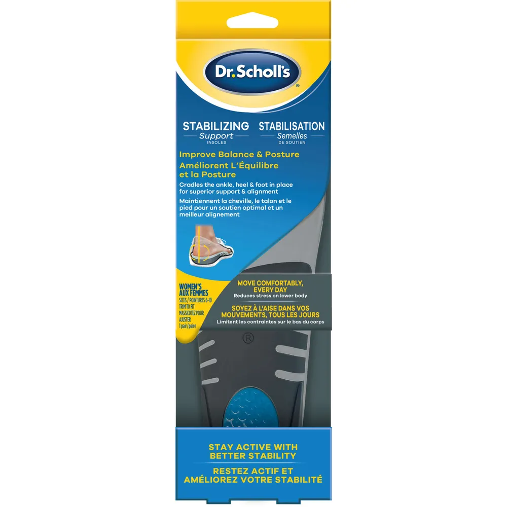 Dr. Scholl's Stabilizing Support Insoles, Women's, Sizes 6-10
