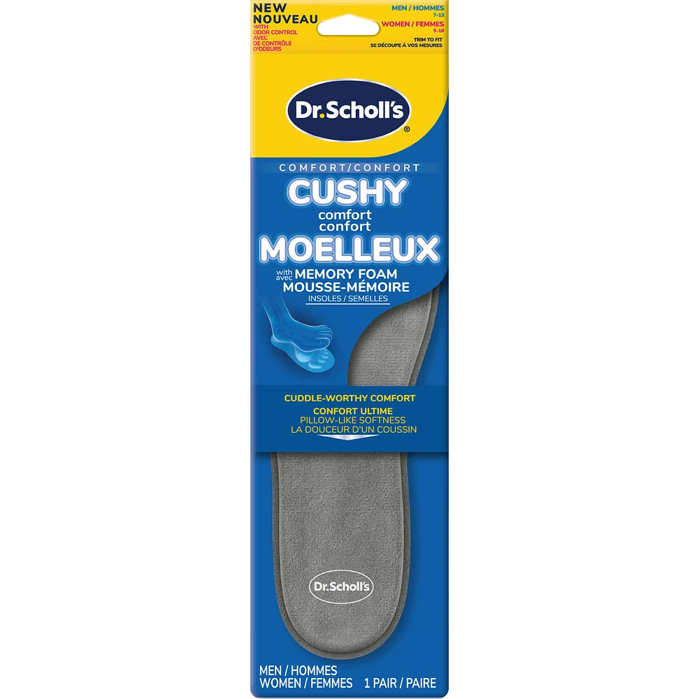 Cushy Comfort with Memory Foam Insoles, Unisex