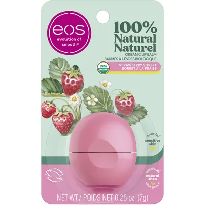 eos 100% Natural & Organic Lip Balm Sphere - Strawberry Sorbet