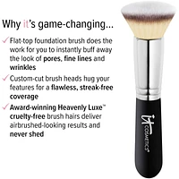 Flat Top Buffing Brush for Powder Foundation, Heavenly Luxe #6