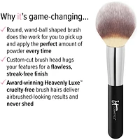 Ultra-luxe Round Brush for Powder, Heavenly Luxe #8