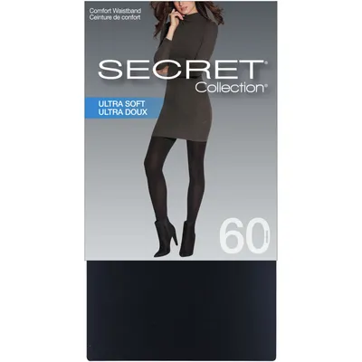 Ultra Soft Opaque 60 Denier Tights with Comfort Waistband