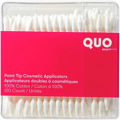 Point tip cosmetic applicators